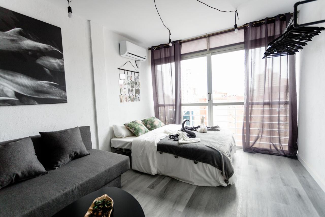 Modern Studio With See And City View Benidorm Ngoại thất bức ảnh